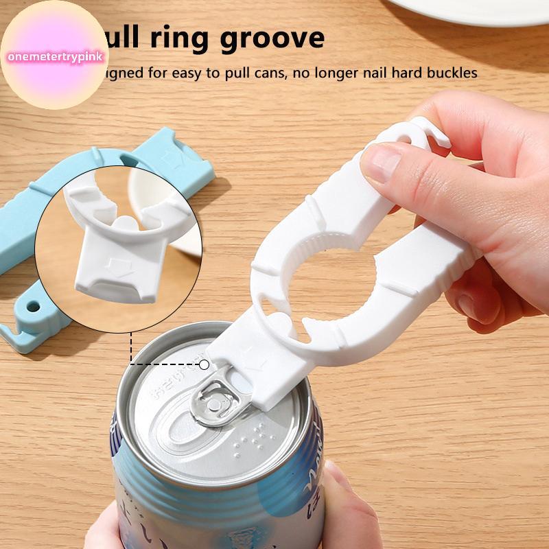 ONEPINK 2 ชิ้นที่เปิดขวดกระป๋องพลาสติกขวดน้ํา Gripper Jar ฝาปิด Remover ดึงซุปแท็บสําหรับมืออ่อนแอผู้สูงอายุ