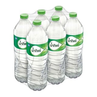 น้ำทิพย์ น้ำดื่ม Namthip Drinking Water 1.5ltr. Pack6