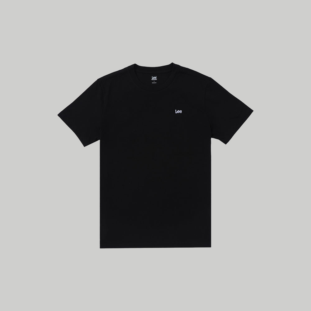 LEE เสื้อยืดแขนสั้นผู้ชาย รุ่น LE S325MTSSN12 สีดำ