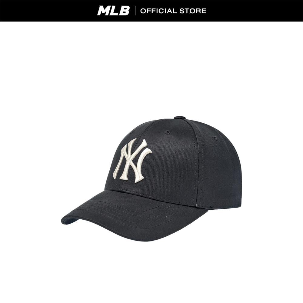MLB หมวกแก๊ป ยูนิเซ็กส์ Suede Twill Structured Ball Cap รุ่น 3ACPB095N 50BKS สีดำ