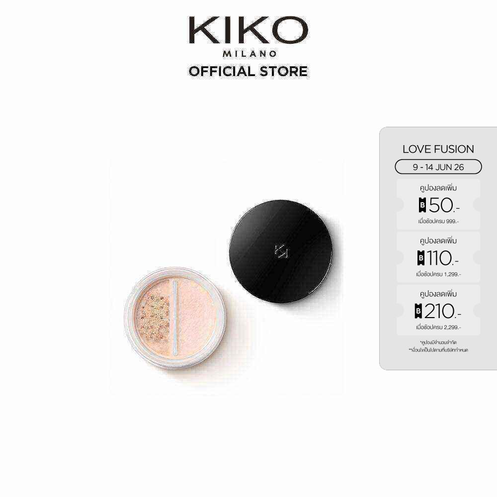 KIKO MILANO Unlimited Long Lasting Matte Loose Powder อันลิมิเต็ด ลอง ลาสติ้ง แมตต์ ลูส พาวเดอร์ (แป้งฝุ่น, คุมมัน)