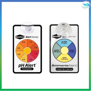 Seachem Alert แผ่นวัดค่า pH และ แอมโมเนีย ในตู้ปลา/ตู้ไม้น้ำ จากอเมริกา