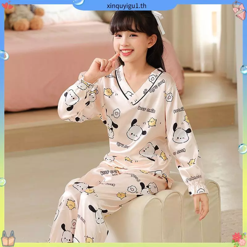 FAIRY_BABYชุดนอนเด็กผ้าซาติน ชุดนอนเด็กผู้หญิง 10 ขวบ ชุดนอน sanrio ชุดนอนเด็กโต ชุดนอนpochacco ชุดนอนเด็กแขนยาว ชุดนอนแคร์แบร์ ชุดนอน Lotso ชุดนอนเด็กเล็ก ชุดนอน kuromi ชุดนอนเด็กหญิง ชุดนอน แคร์แบร์ เด็ก ชุดนอนผ้าซาตินเด็ก ชุดนอนเด็กผู้หญิงผ้าซาติน thumbnail 4