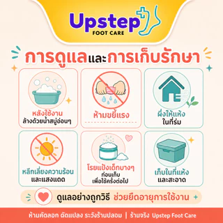 UPSTEP [1 คู่] ถุงเท้าซิลิโคนแบบสวม ครอบเท้า เนื้อนุ่ม ยืดหยุ่น มีรูระบายอากาศ ใส่ในรองเท้า SC01
