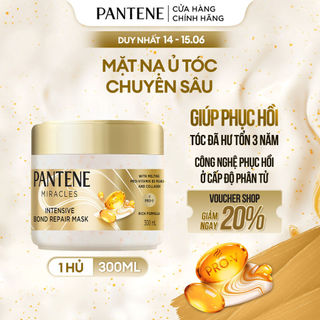 Mặt Nạ Ủ Tóc Chuyên Sâu PANTENE Miracles Phục Hồi Liên Kết Tóc Hộp 300ML