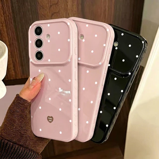 COD เคสมือถือ For Samsung A56 A57 A17 A07 A37 A27 5G A55 A36 A26 A12 A13 A14 A16 A06 A05S A54 4G มาการองรูปหัวใจฟองสบู่