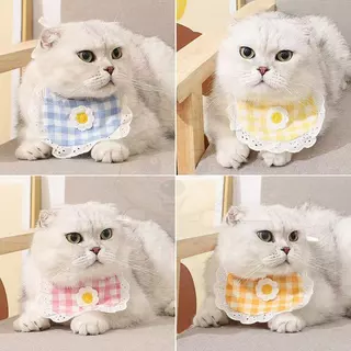 wen.W2 🐶🐱ผ้าบิบกันเปื้อนน้องหมาน้องแมว ลายคาวาอิ หน้าร้อน ระบายอากาศ ปรับได้ น่ารักสุดๆ💦