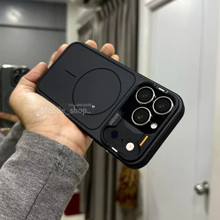 เคสทึบสีด้านชาร์จได้ Magnetic ดีไซน์เก๋ๆ กันกระแทก เคสไอโฟน สำหรับ iPhone 11-17Promax