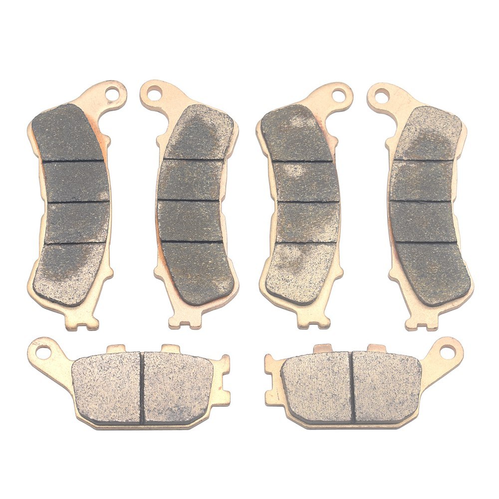 ทองแดง sintering ด้านหน้าด้านหลังเบรค Pads Fit สําหรับ Honda CB400 Super Four 2008-2017 CB400S 2008-