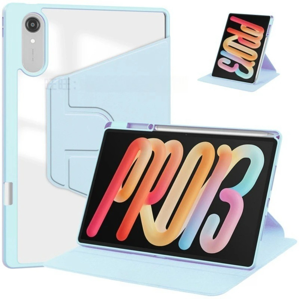 กรณีแท็บเล็ตสําหรับLenovo Idea Tab Pro Gen 2 2026 (TB390FU) 360 หมุนอะคริลิคปกหลังสําหรับXiaoxin Pad Pro GT 13 นิ้วTB378FC TB390FU,TB376FC