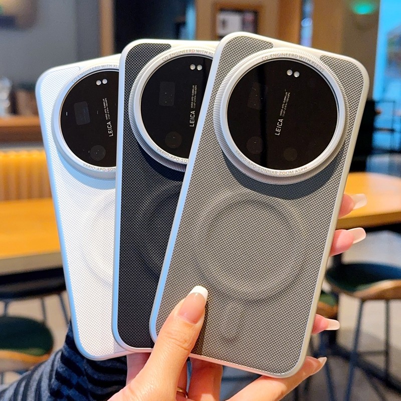 ใหม่สําหรับXiaomi 14 15 17 Pro Max 12s 13 14 15 17 Ultra Poco F7 Pro/Ultra Redmi K80 Pro/Ultraแม่เหล็กเพชรรูปแบบชุบขอบเคสโทรศัพท์ปลอก