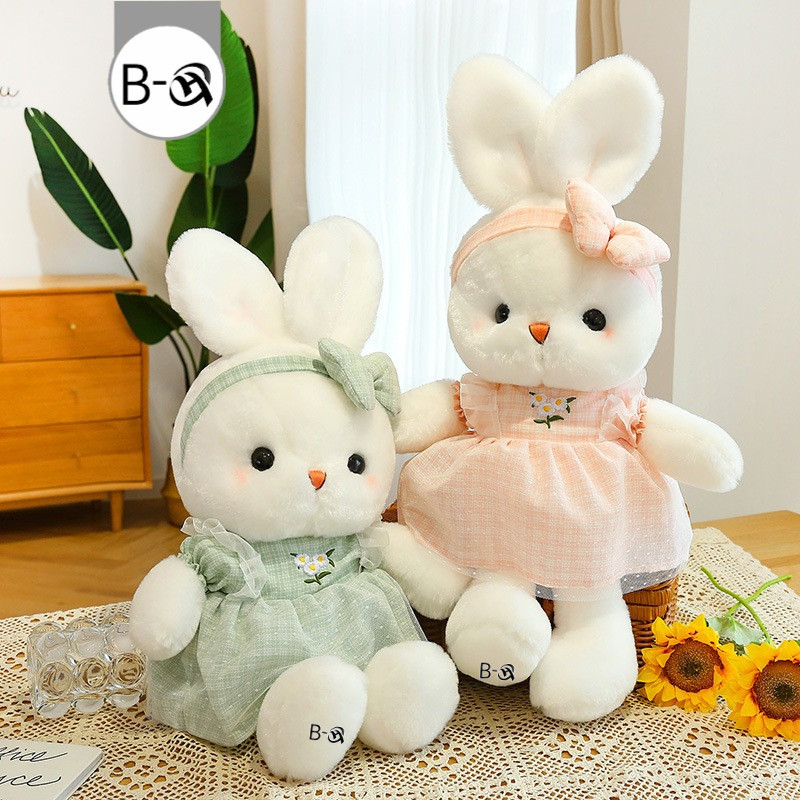 BHQ ตุ๊กตาของเล่น ตุ๊กตากระต่าย น่ารัก ตัวนุ่มน่ากอด ตัวนุ่มน่ากอด ของขวัญวันเกิด