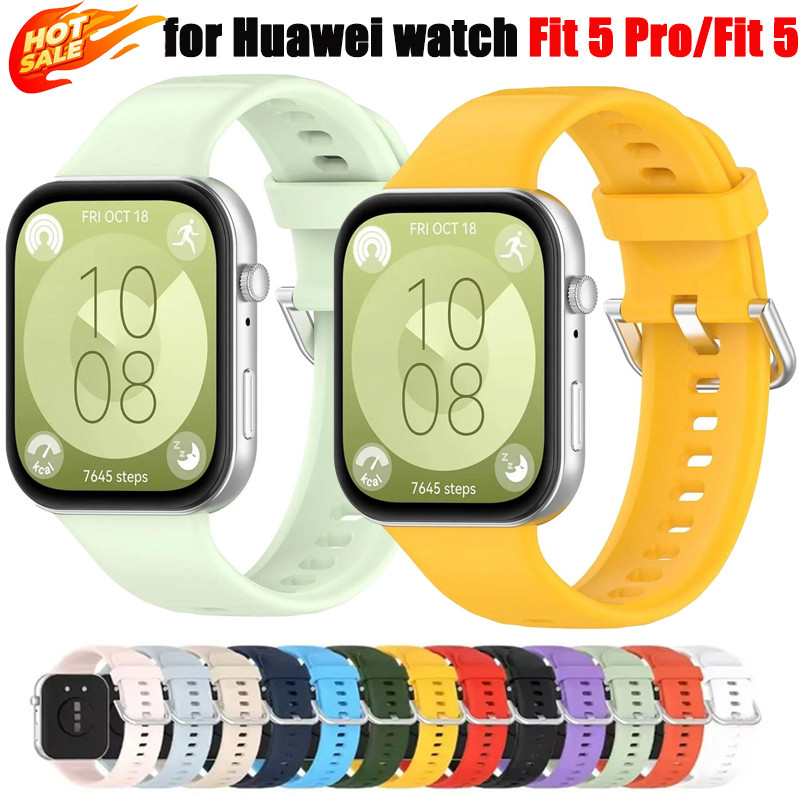 สายซิลิโคนเปลี่ยนสําหรับ Huawei Watch Fit 5 Pro/Fit 5/Fit 4/Fit 4 Pro/Fit 3