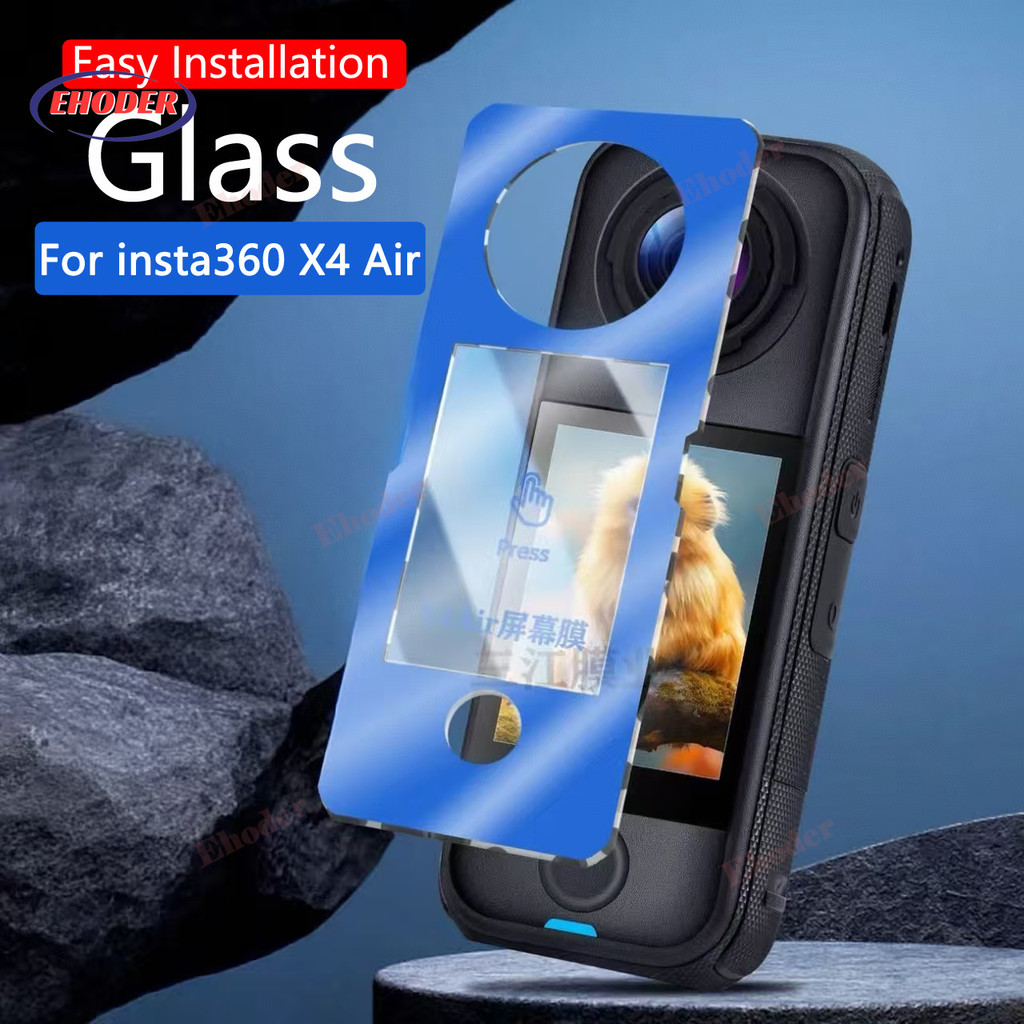 1-3 ชิ้นติดตั้งง่ายป้องกันหน้าจอสําหรับ Insta360 X4 Air กระจกนิรภัยสําหรับ Insta360X4Air ฟิล์มป้องกันสําหรับ X4Air อุปกรณ์เสริมกล้อง