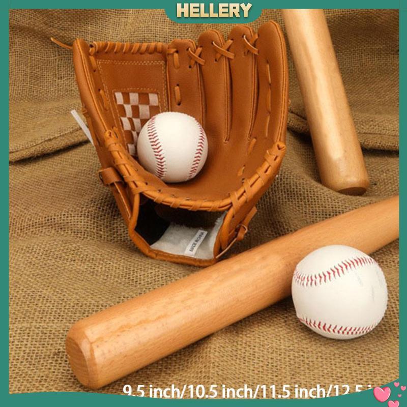 [HelleryTH] /ถุงมือเบสบอลถุงมือซอฟต์บอลมือซ้ายสําหรับ Infielder // Kids Beginner Play Training