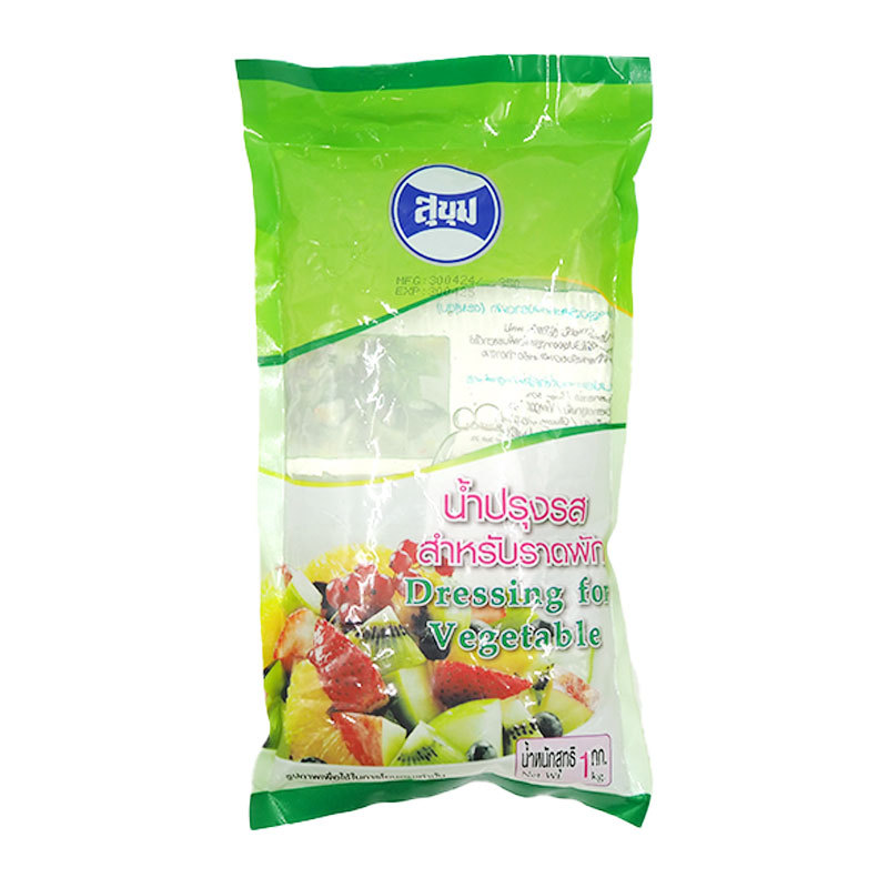 สุขุม น้ำปรุงรส สำหรับราดผัก 1 กก. (SUKHUM Dressing For Vegetable 1 kg) โปโลแมน POLOMAN