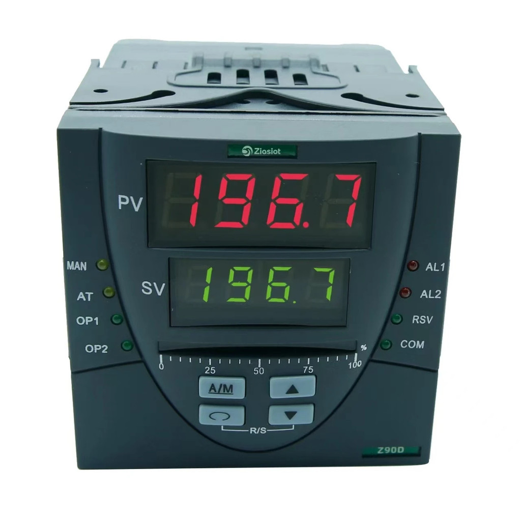 JIUya PID Dual Digital Temperature Controller RKC REX-C100 Thermostat วัสดุพลาสติก PID อุณหภูมิเครื่