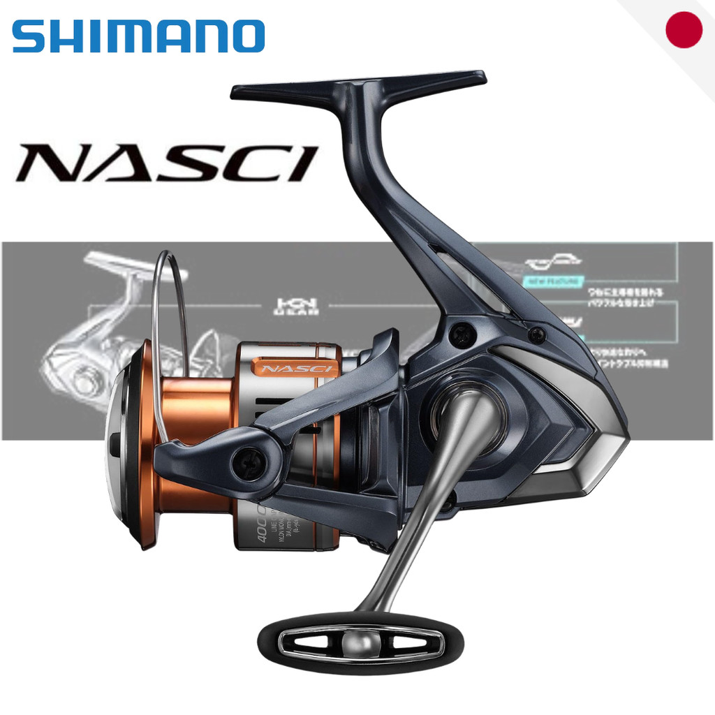 SHIMANO 26 Nasci Spinning Reel - C3000HG / 2500SHG / 2500HG / C2000SHG / C2000S / 500 / 2500 - Japan