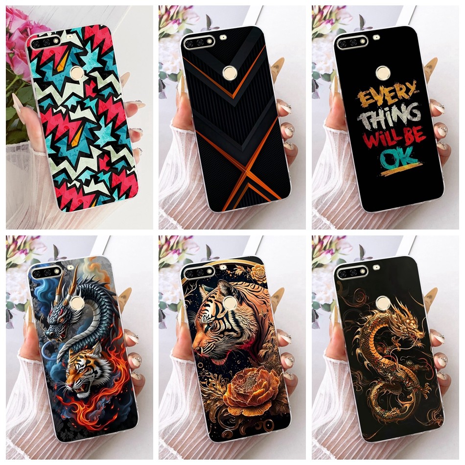 สําหรับ Huawei Nova 2 Lite LDN-L21 LDN-LX2 / Nova Lite PRA-LX1 PRA-LX2 Cool Dragon Tiger เคสโทรศัพท์