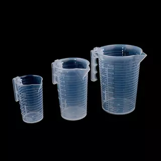 (GOOD) 100/250/500ML ถ้วยตวงเหยือกใสเบเกอรี่แป้งครัวน้ําพร้อมฝาปิด Sc (ใหม่)