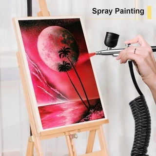 Cordless Airbrush Paint Tool ชุดแอร์บรัชไร้สาย อเนกประสงค์ ปั๊มสเปรย์เจนเพน แอร์คอมเพรสเซอร์ แบบพกพา ชุดแปรงพ่นสี ศิลปะ