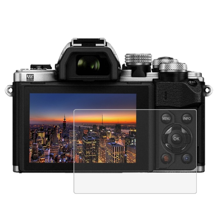 PULUZ 2.5D 9H ฟิล์มกระจกนิรภัยสําหรับ Olympus EM10 / II / III / OM-D / EM-1/ II / III / E-P5 / E-PL7