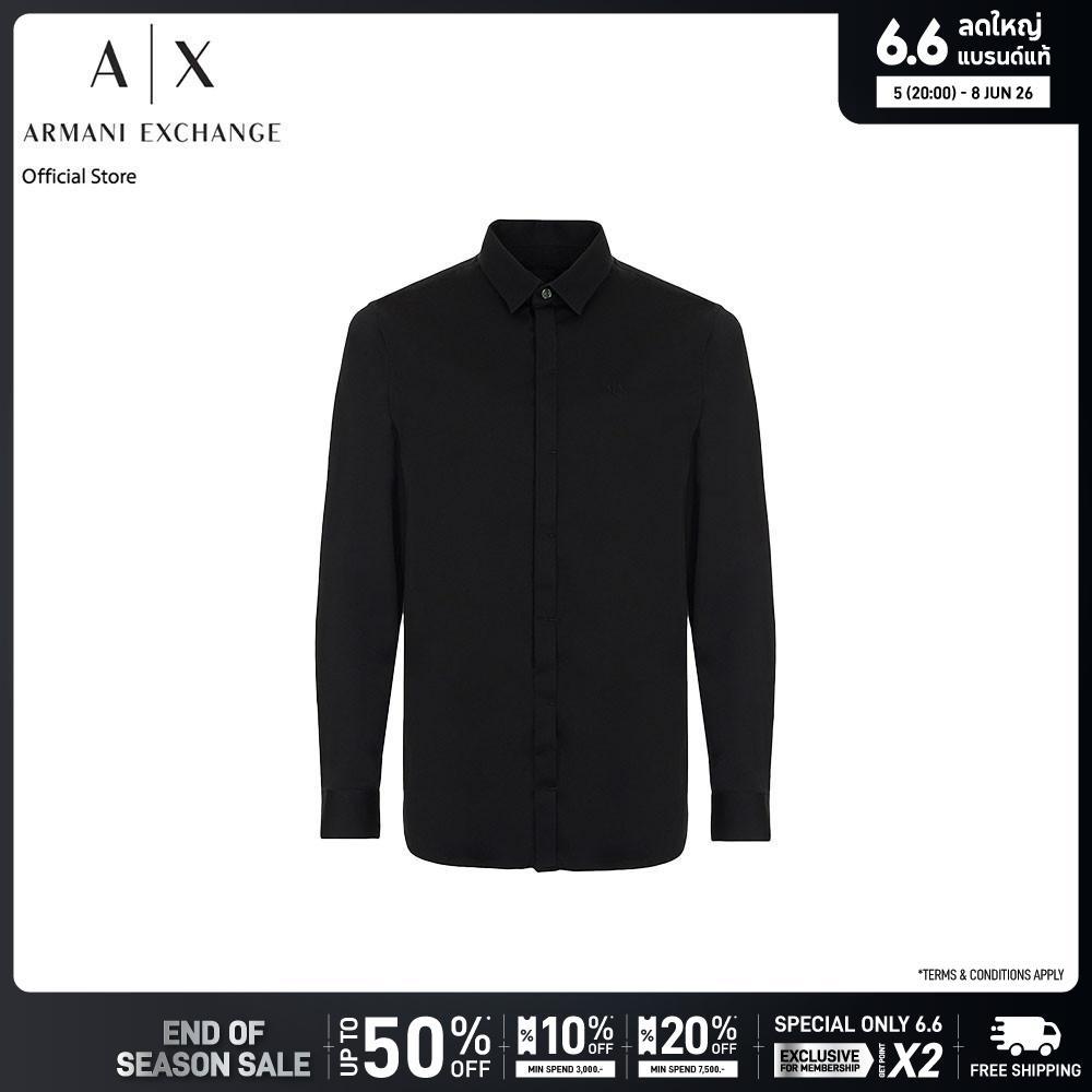 Armani Exchange เสื้อเชิ้ตผู้ชาย รุ่น 8NZCBD-ZN10Z-1200 - สีดำ