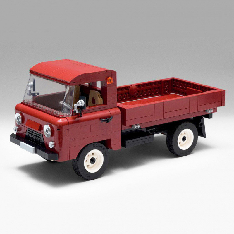 Cross-Border MOC 9553-UAZ 3303 รถบรรทุกรถบรรทุกรุ่นใช้งานร่วมกับ Lego Car Series Building Blocks อนุ