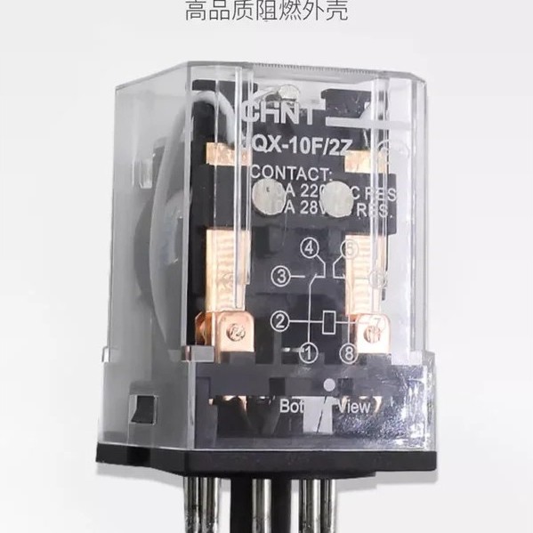100% ใหม่Original JQX-10F/2Z JQX-10FF-220A-2Z 10A 220VAC รีเลย์ 8PINS