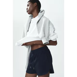 H&M(เอชแอนด์เอ็ม) กางเกงวอร์มขาสั้น ผู้หญิง 1152096_21