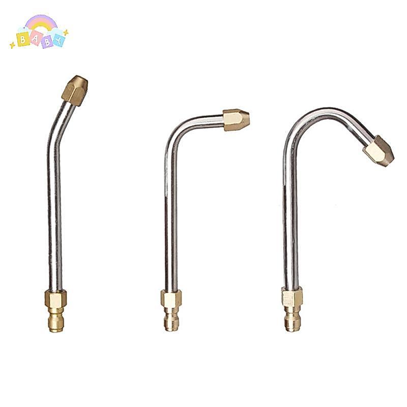 [BB-t] 25° /90° แรงดันสูงน้ํา Extension Wand หัวฉีด 1/4 "U-Shape Angled Lance เครื่องมือทําความสะอาดใหม่