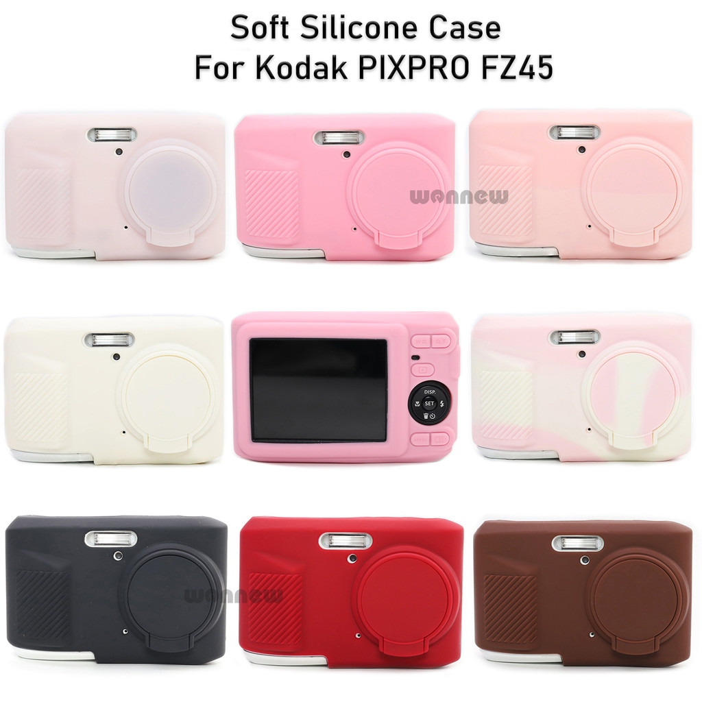 FZ45 Casing สําหรับ Kodak PIXPRO FZ45 เคสซิลิโคนกระเป๋ากล้องฝาครอบป้องกันเกราะ Skin Protector
