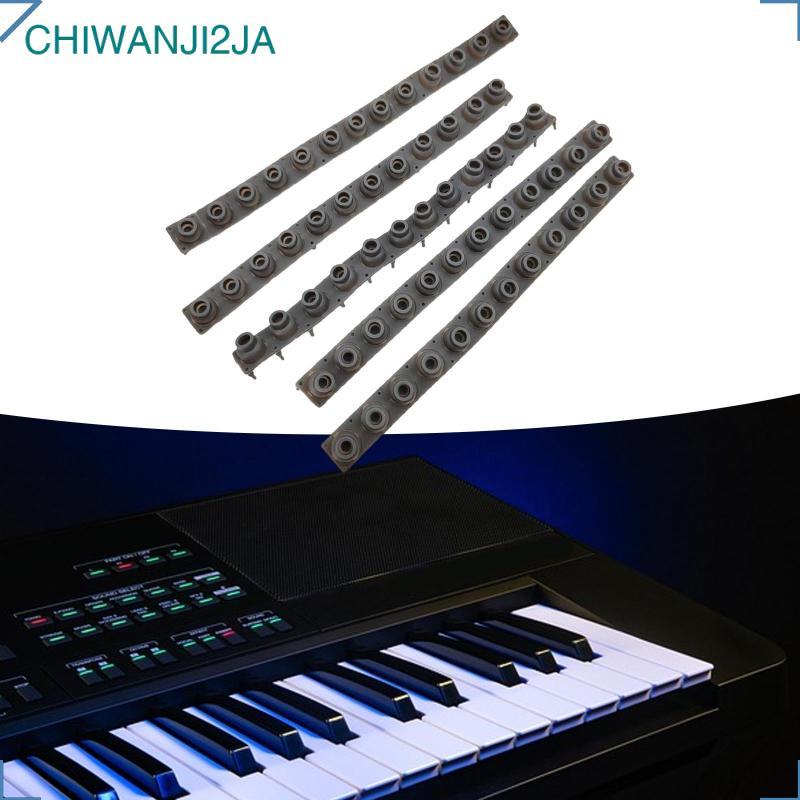[chiwanji2ja] แถบนําไฟฟ้าปุ่มกดเครื่องดนตรีอะไหล่ซิลิโคนสําหรับซ่อมคีย์บอร์ดอิเล็กทรอนิกส์สําหรับประ