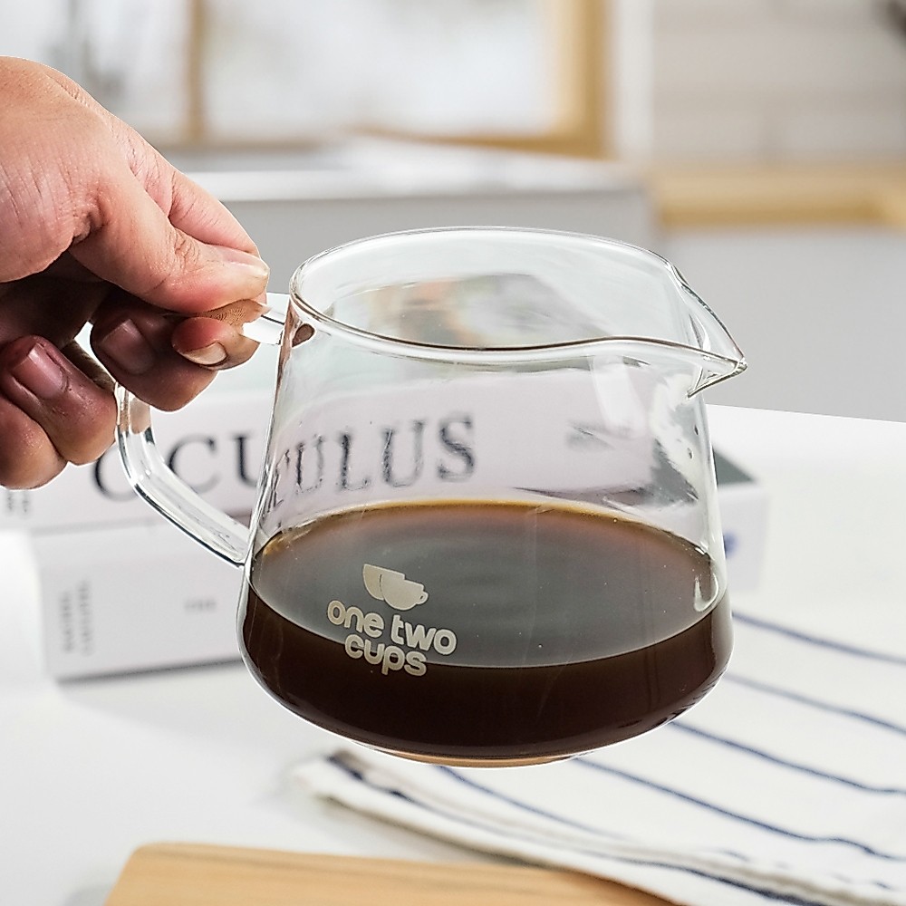 OTC Coffee Server Luxury Plain Glass Coffee Pot V60 Coffee