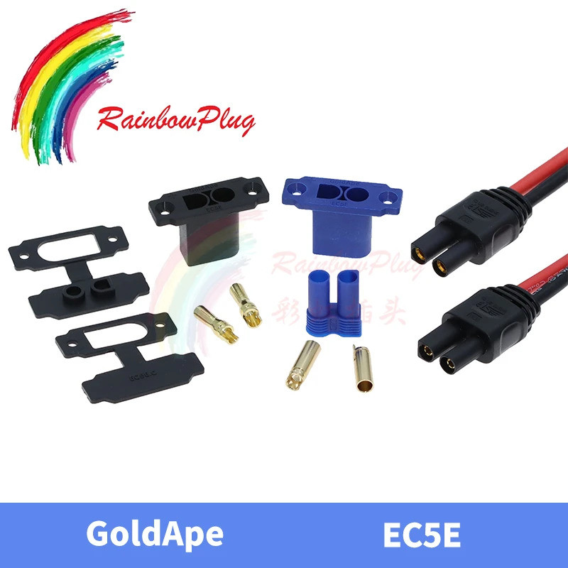 สําหรับ Ec5e EC5E-M ปลั๊กกล้วยแบบติดได้ชาย EC5 Connectors High Current ZKGQ