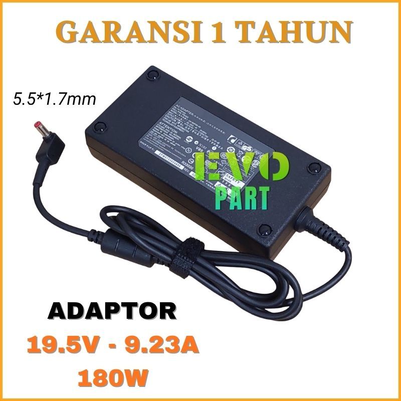 อะแดปเตอร์ชาร์จสําหรับ Acer Predator 15 G9-591 G9-591G G9-592 180W - ใหม่