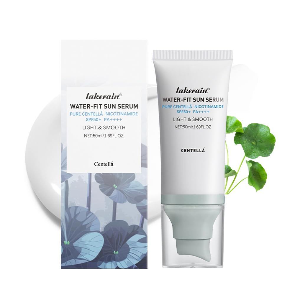 ครีมกันแดด Centella,Centella SPF50 Water-Fit Sun Serum Light &ooth Hyalu Cica Sunscreen ﻿