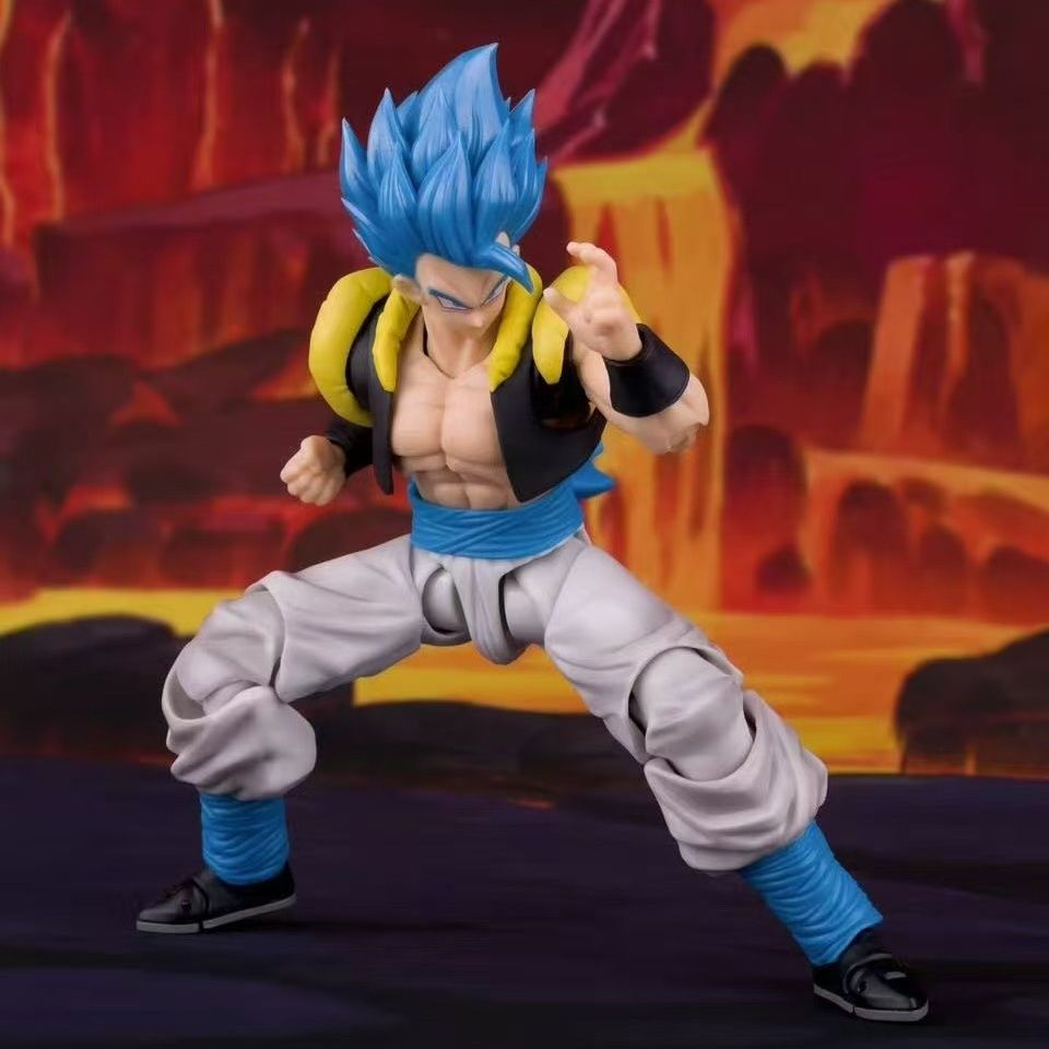 Mochi Movable Super Blue Gogeta SHF Dragon Ball Heroes Waltz Ultimate Dance พร้อม Bonus Dragon Ball 
