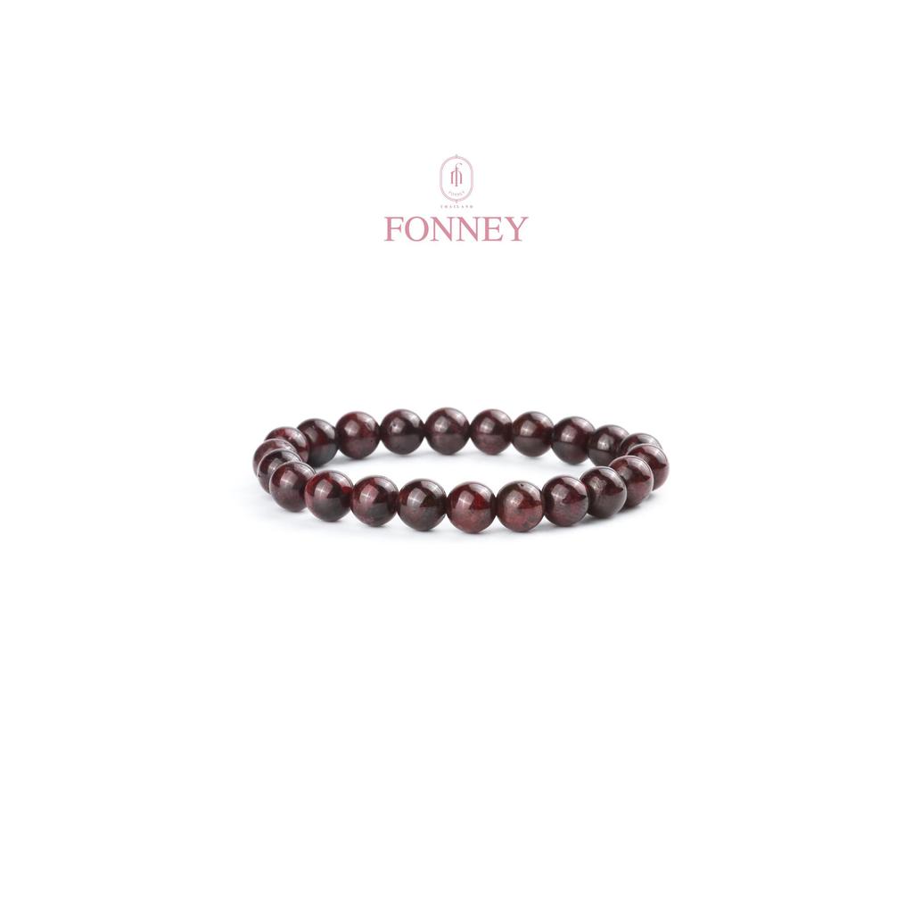 Fonney -Lucky Stone-Garnet กำไลหินโกเมท