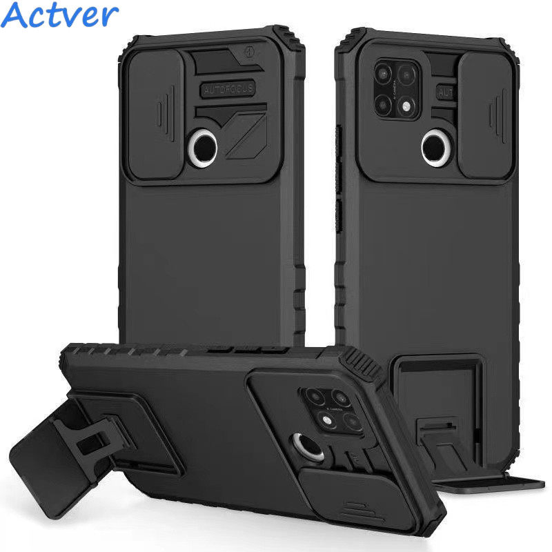 ⚡️ส่งจากไทย⚡️03เคส For Oppo Realme C11 C12 C15 C17 Realme C20 21 C21Y C25Y Realme C35 Magnetic วงเล็บที่มองไม่เห็น หุ่นยนต์