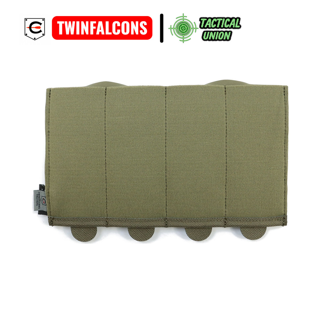TWINFALCONS ELASTIC QUAD SMG MAG POUCH[TW-M092]