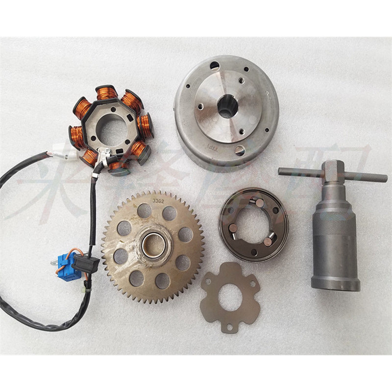 เหมาะสําหรับ Suzuki Rhyme สี QS100T Rhyme QS125T-2 มอเตอร์แม่เหล็กโรเตอร์ Coil Stator มอเตอร์ Starte
