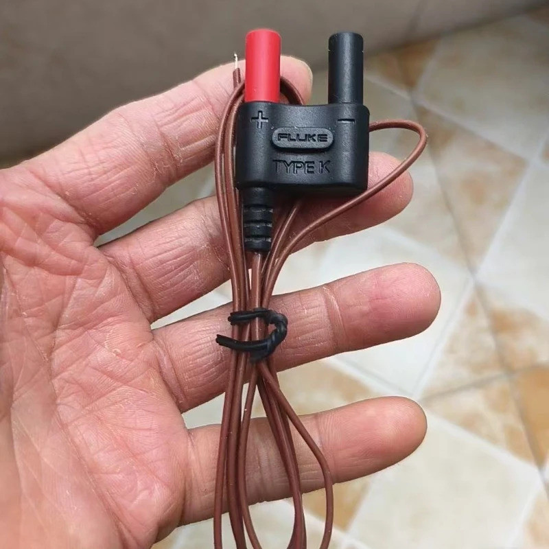 FW 1 PC สําหรับ Fluke 17B + ลวดอุณหภูมิ 87V179 Thermocouple FLUKE 80BK-A อุณหภูมิลวด Test Probe