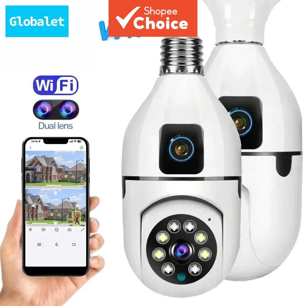 กล้องคู่ PTZ กล้องวงจรปิด กล้องรักษาความปลอดภัยภายนอกบ้าน IP Cam สมาร์ท AI ติดตาม