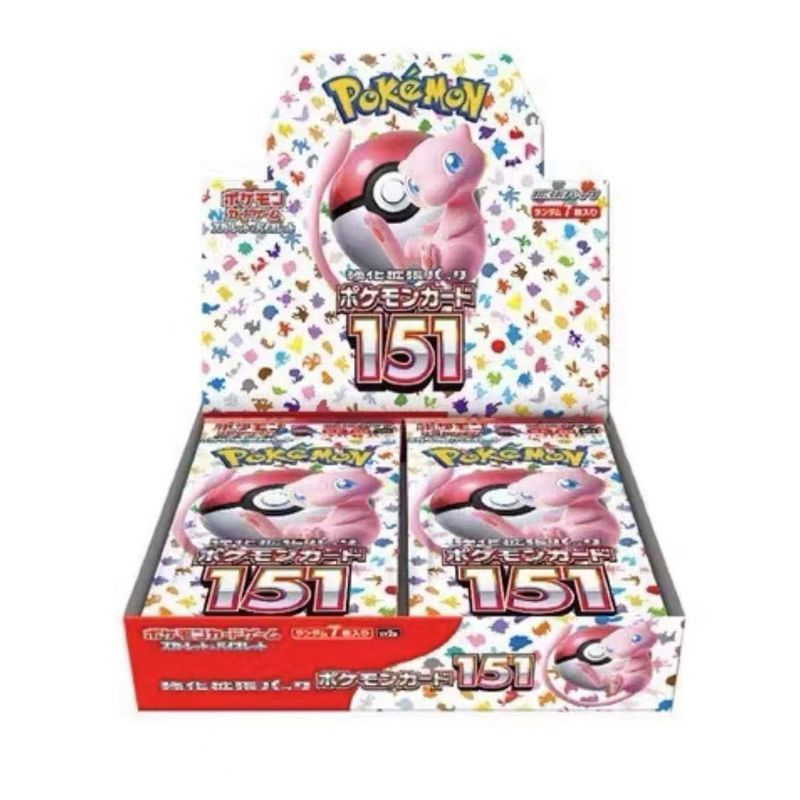เวอร์ชั่นญี่ปุ่น Pokémon 151 Booster Pack กล่องต้นฉบับ | Sekito 151 Pokémon All Incclude Pikachu AR 