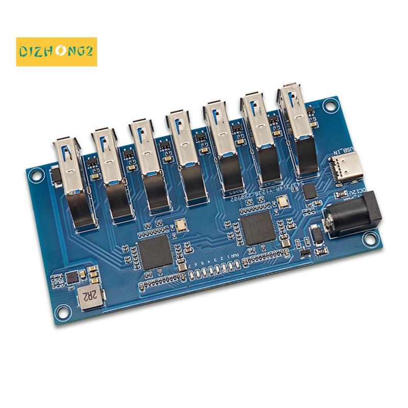 [dizhong2]VL817 USB3.1 HUB Module 1-To-7 Port Hub Splitter รองรับ SuperSpeed/ความเร็วสูง/ความเร็วเต็
