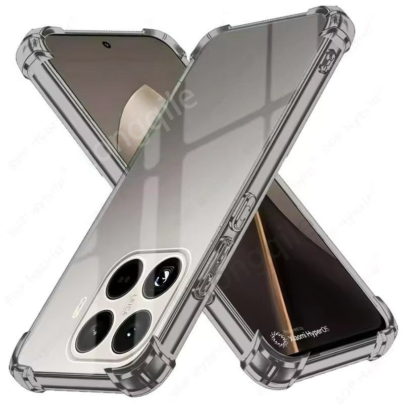 สําหรับ Xiaomi 17T Pro 5G 17TPro Mi 2026 เคสโทรศัพท์ใสฝาหลังกันกระแทก Amor กันชน Soft TPU ยืดหยุ่นสี่มุม Anti Drop ง่าย