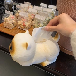 COD กล่องทิชชู่ กล่องใส่ทิชชู่ แมว น่ารัก ตกแต่งบ้าน ของขวัญ แมวสยาม การ์ตูน เดสก์ท็อป ดีไซน์มินิมอล