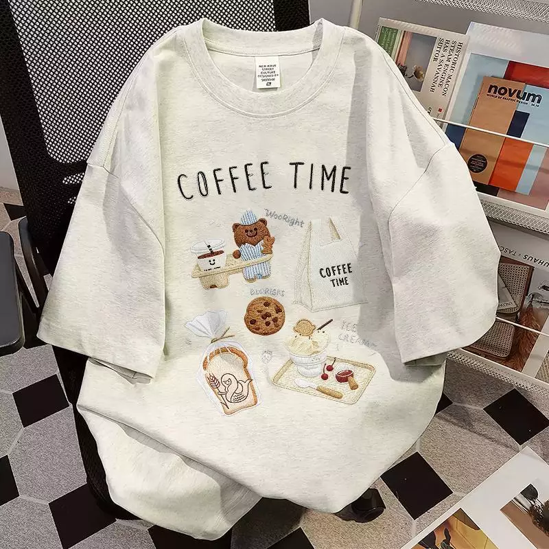 เสื้อยืด oversize เกาหลี ผ้าคอตตอนแท้ 100% เย็นจัด แห้งไว ระบายอากาศดี unisex ใส่ได้ทั้ง ชายหญิง #39