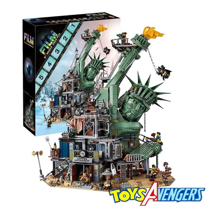 Creator Expert Series 70840 Welcome To Apocalypseburg 70840 รูปปั้น Liberty Model Set Building Block